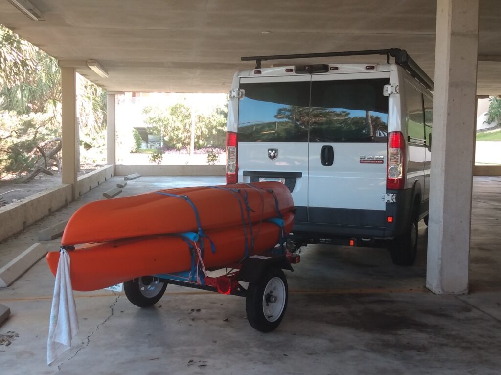 Kayak trailer